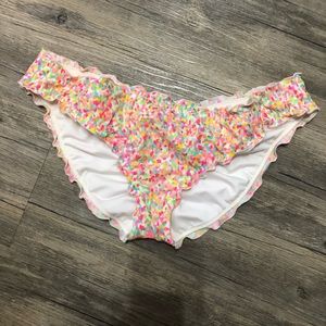 Victoria’s Secret colorful ruffle bikini bottom